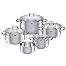 WHF 2109256731 Grytset Induktion, Silver, 5 Delar