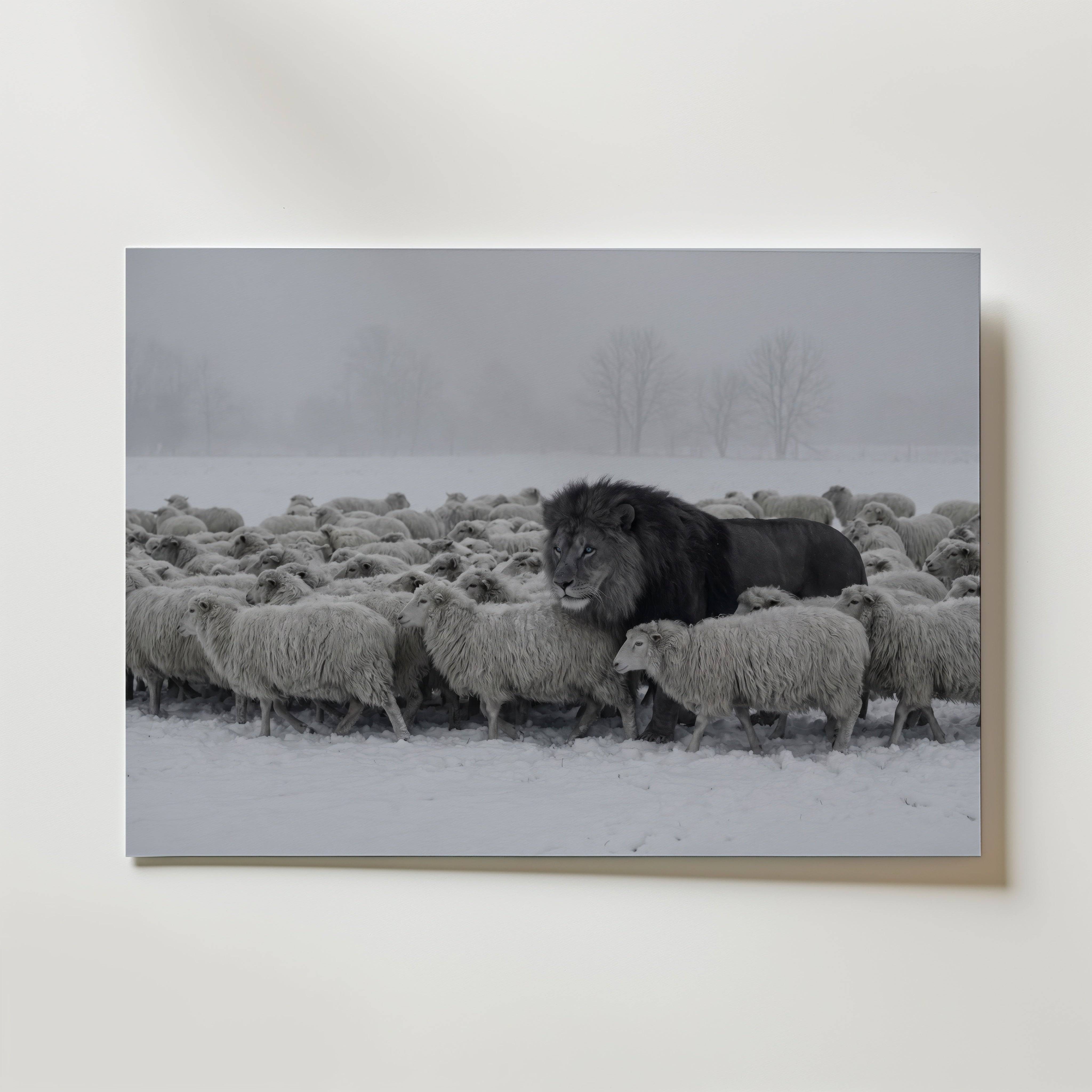 Unbroken Presence Poster - Premium Canvas 21x30 cm