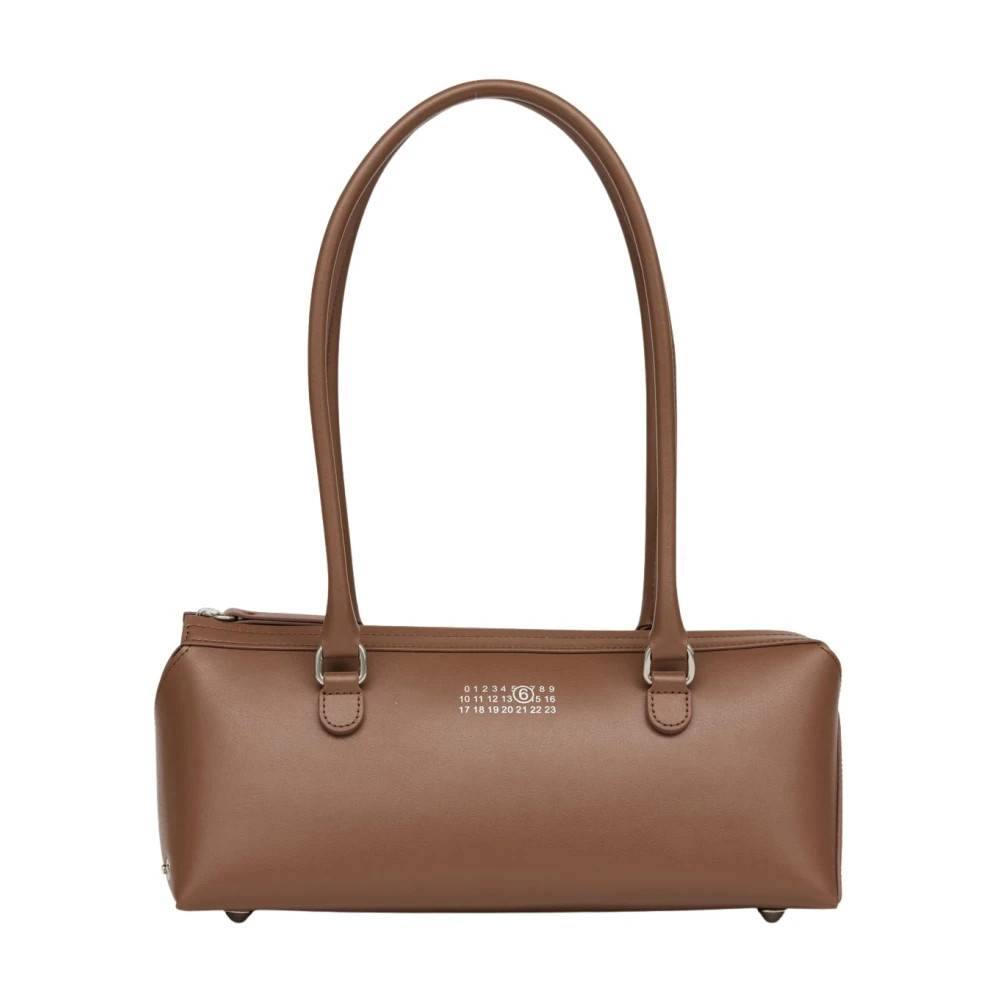 MM6 Maison Margiela Lille Bauletto-skuldertaske - Tasker - Dame - Brun - ONE SIZE - Uld