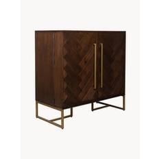 Holz-Barschrank Class mit FischgrÃ¤t-Muster
