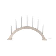 Scandi Living Sky adventsljusstake båge 41 cm Vitlaserad