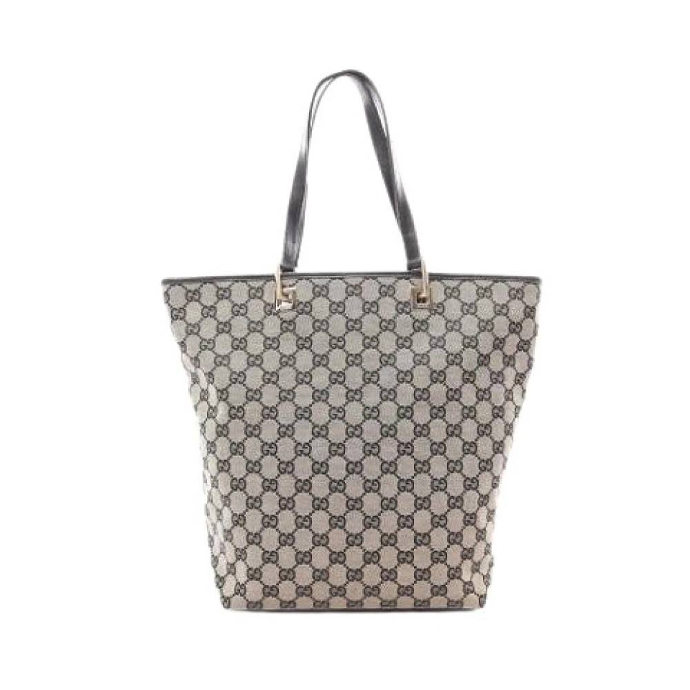 Gucci Vintage - Pre-owned Vintage Canvas Tote Bag Vintage - Dam - ONE Size - Läder