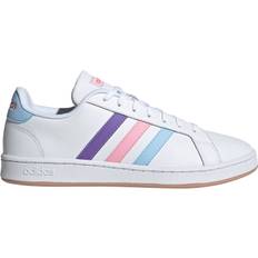 adidas - Grand Court Cloudfoam Lifestyle Court Comfort Pride sko - Dame  - 35.5  - Hvid