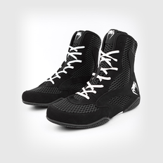 Venum Contender Boxing Shoes Black/White, Stl 41 (8,5 US)