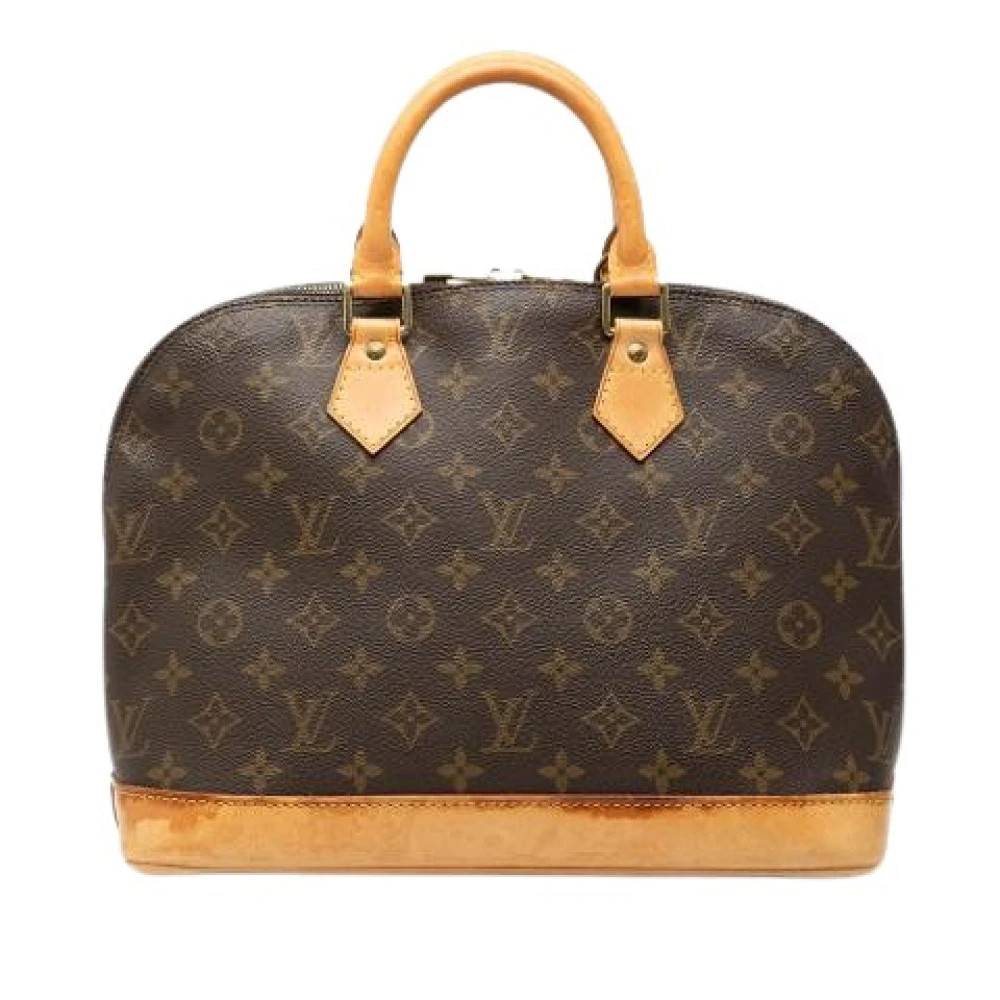 Louis Vuitton Vintage Pre-owned Fabric Håndtaske - Vintage - Dame - Brun - ONE SIZE -
