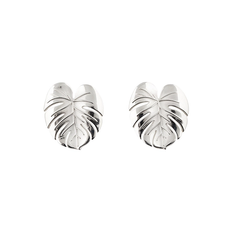 Emma Israelsson - Palm Leaf Earrings Silver