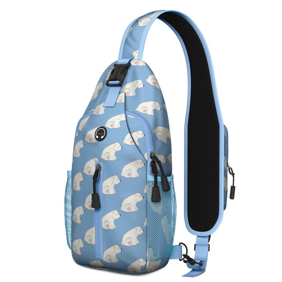 Retro Etnisk Sling Bag Vandafvisende Nordisk Stil