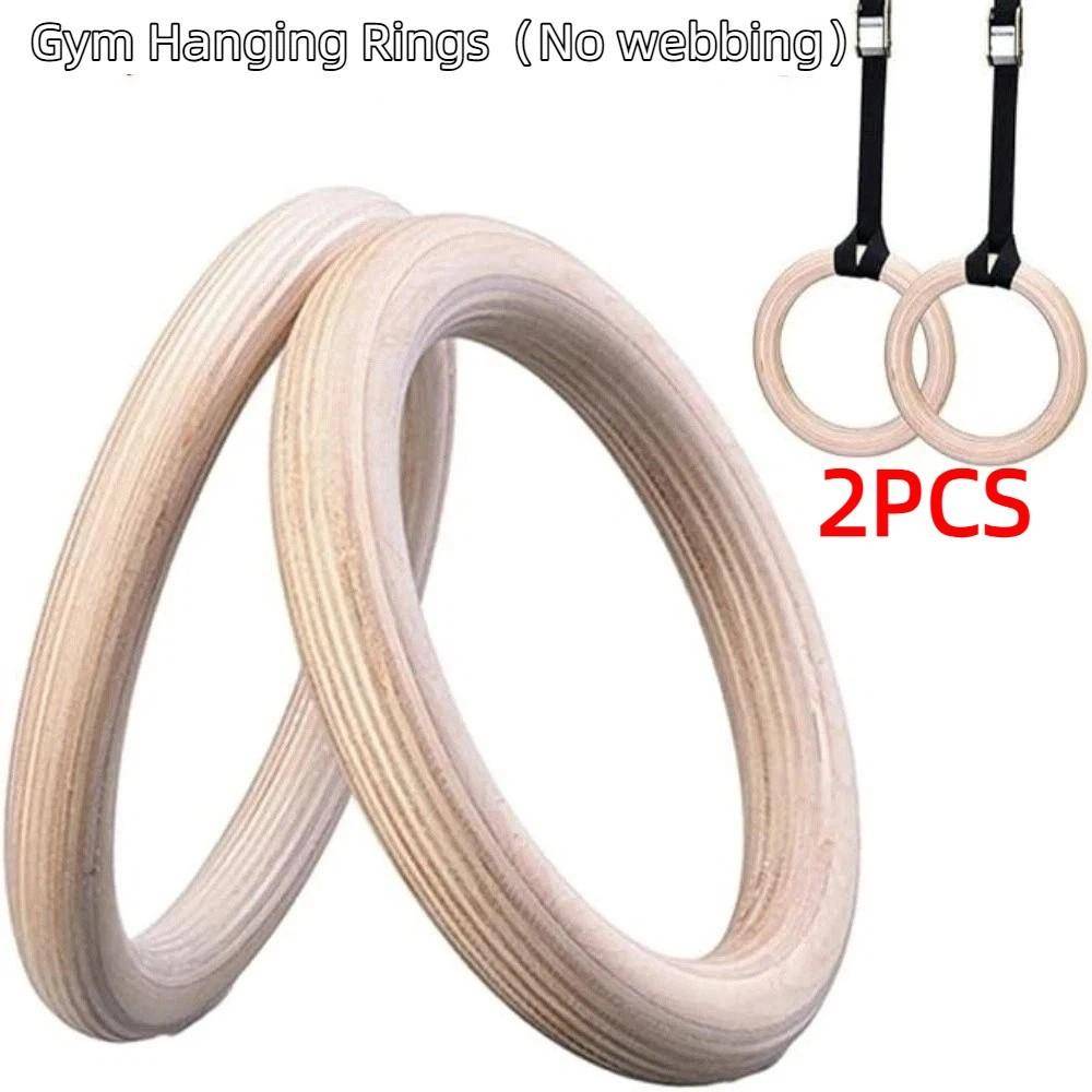 2 st Kraftig Träningshula Halkfria Pull-up Träningsringar Gym Hängande Ringar Helkroppsträning