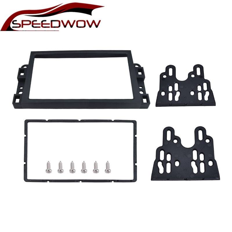 Speedwow 2 din panel bil dvd-spelare installera trimpanelsats radioram fascia panel för chevrolet aveo lova captiva epica 06-11