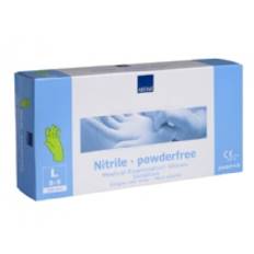 Abena - Handsker - engangsmateriale - L - nitril-gummi - grøn (pakke med 100)