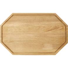 Octagon Skärbräda i trä 40 x 25 x H 2 cm