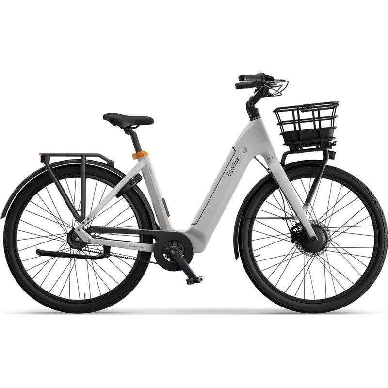 Elcykel Ecoride Ambassador 4 Hub Belt Fotbroms Vit