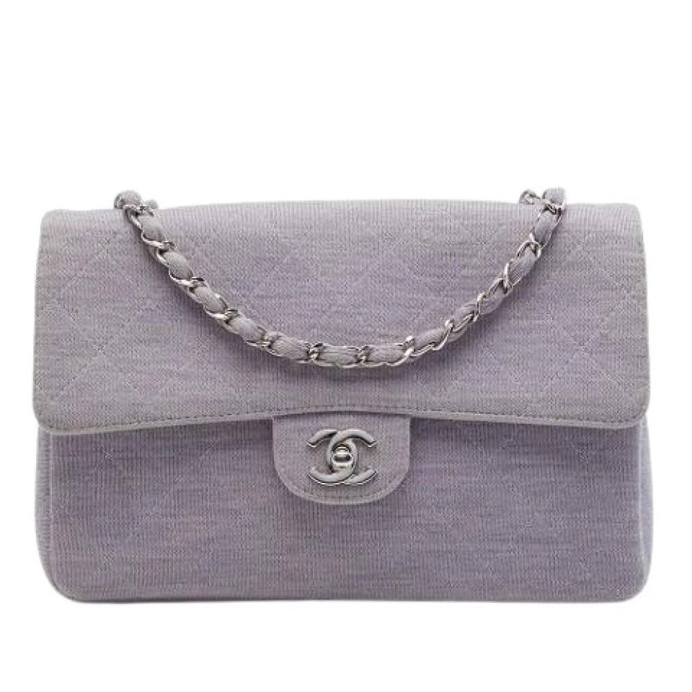 Chanel Vintage Pre-owned Vintage Flap Shoulder Bag - Vintage - Dame - Lilla - ONE SIZE - Uld