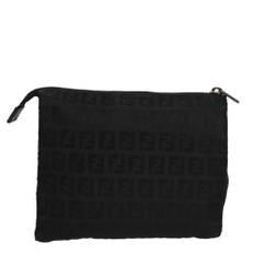 Fendi Vintage Pouch Stl. - Necessär Från Magasin - Black (W 18cm x H 16cm x D 5cm)