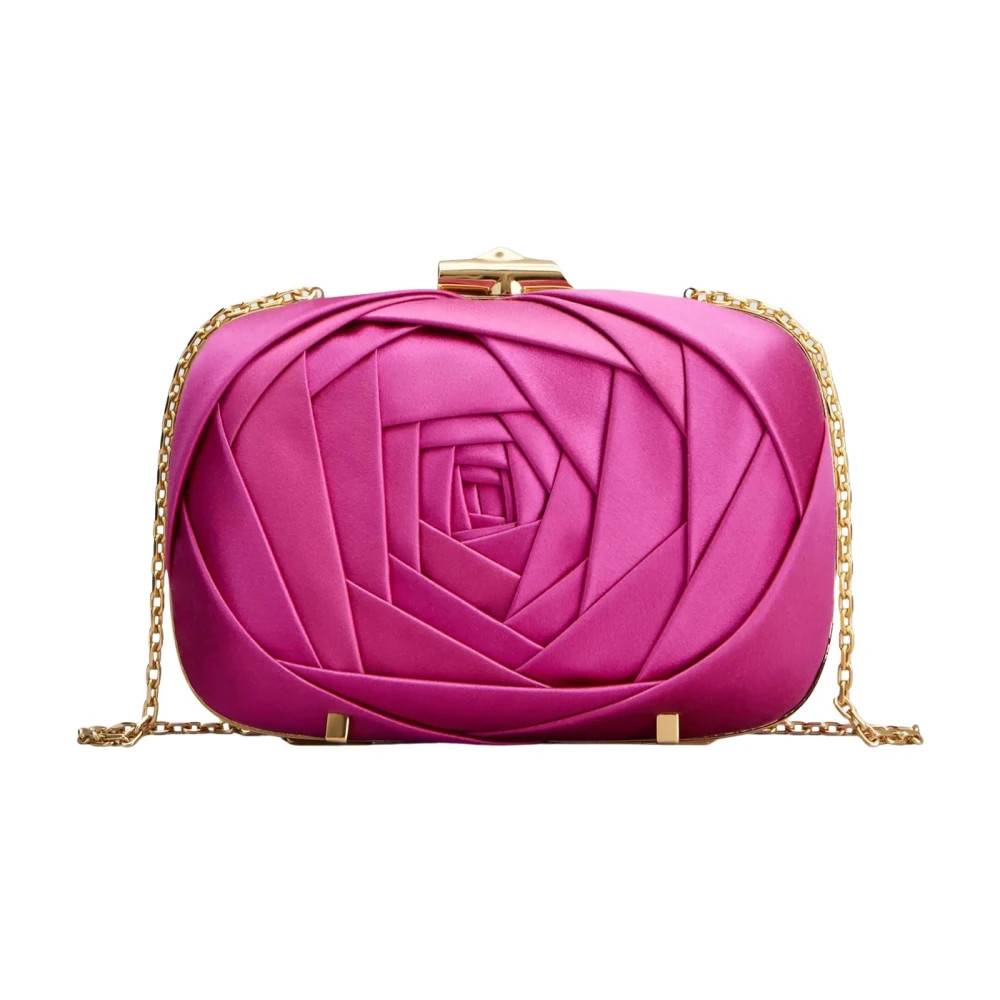 Roger Vivier Boite de Nuit Clutch - Tasker - Dame - Lyserød - ONE SIZE - Uld