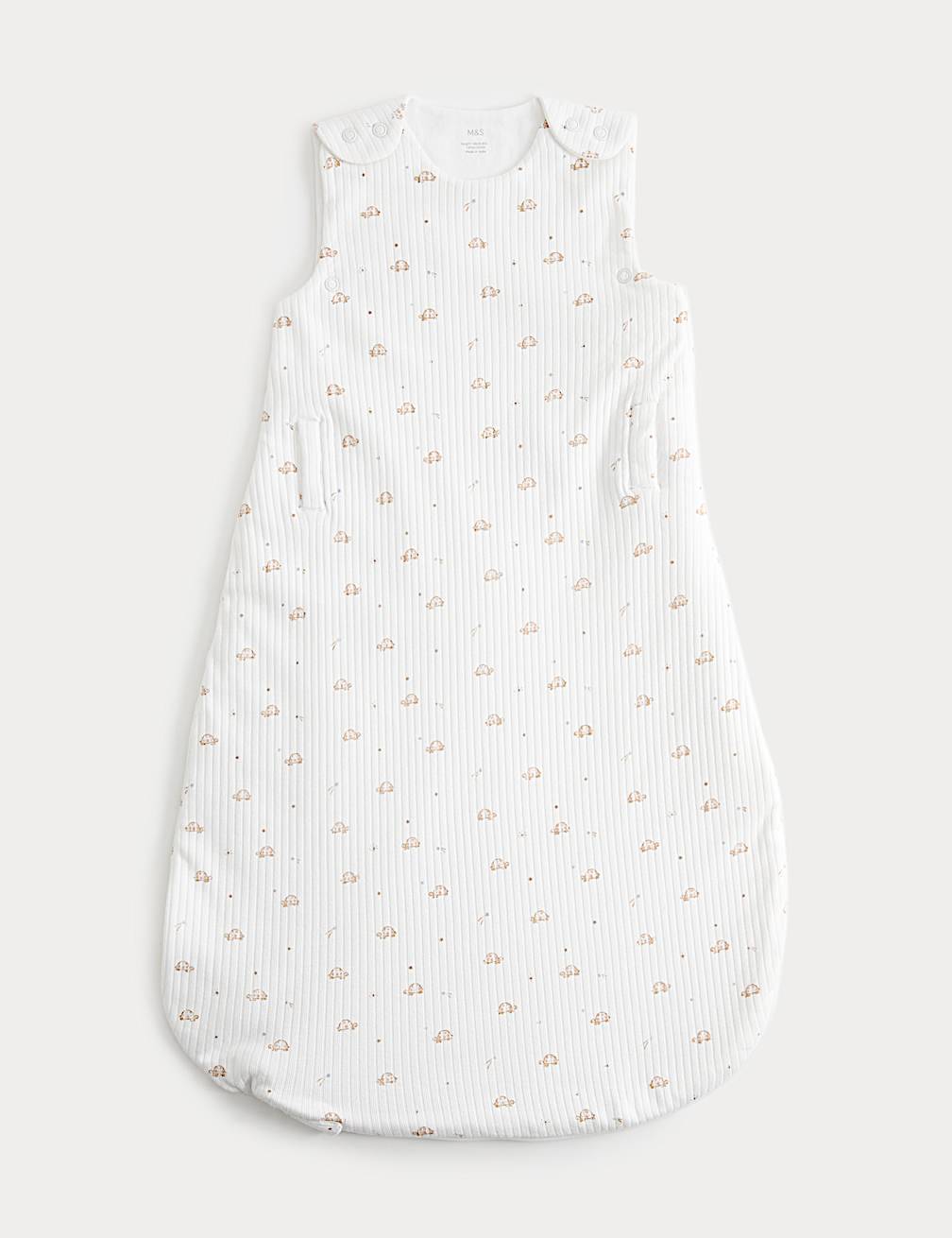 Pure Cotton 1.5 Tog Adaptive Sleeping Bag (0-36 Mths)