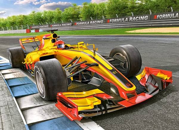 KIDEK pussel - Racing Bolide on Track, 300-bitar Default Title
