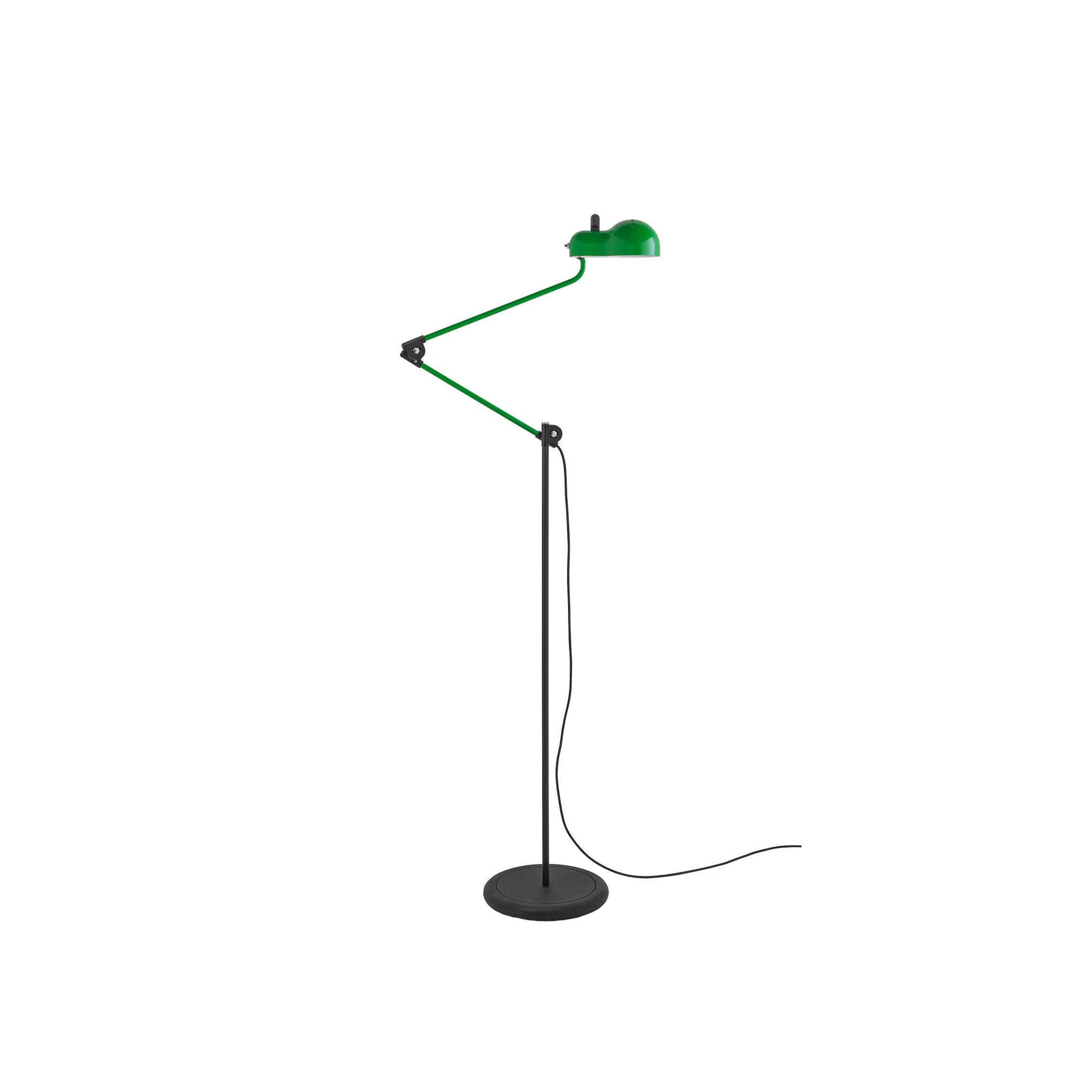 Stilnovo - Topo Floor Lamp, Green/Black - Läslampor - Joe Colombo - Grön