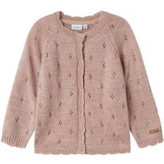 Name It Nmfwrilla Wool LS Knit Card - Från Magasin - Shadow Gray (104)