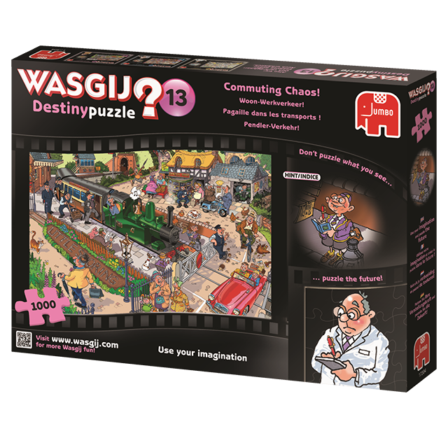 Wasgij 13, Puslespil Commuting Chaos, 1000 brikker