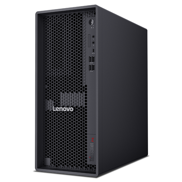 Lenovo ThinkStation P4 AMD Ryzen 9 PRO 9955-processor 3,40 GHz op til 5,40 GHz, Windows 11 Pro 64, 1 TB SSD M.2 2280 PCIe Gen5-ydeevne TLC Opal