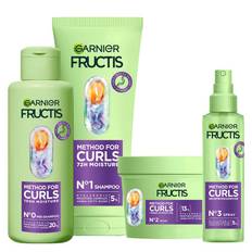 Garnier Fructis Method for Curls Pre-Shampoo 200 ml + Shampoo 200 ml + Mask 370 ml + Leave-in 150 ml