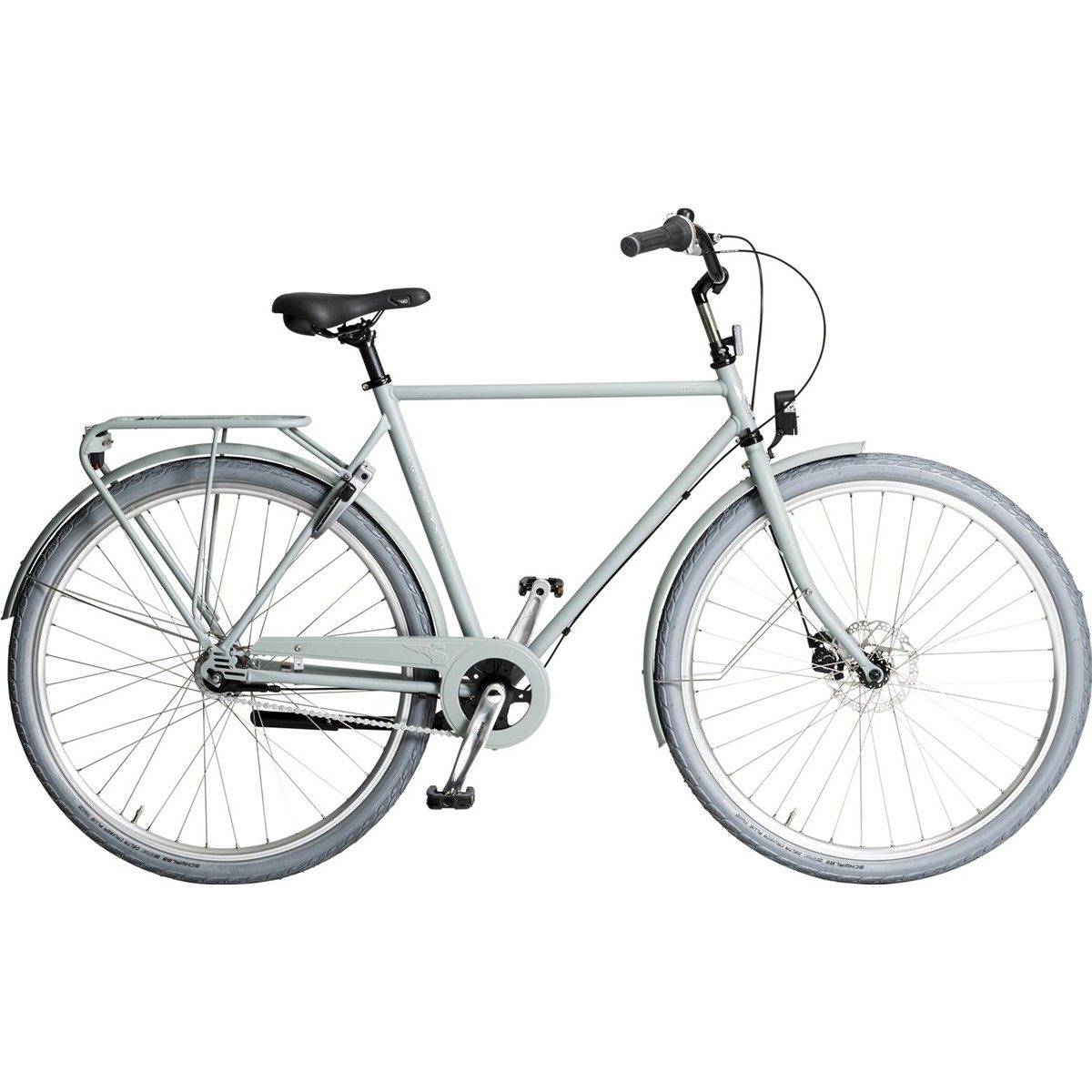 Herrcykel Skeppshult Smile 3-Vxl Blå Vind Matt (55)