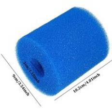 -10 st filter svamp ersättningar för intex typ h tvättbara återanvändbara pool filter filter skum svamp patron