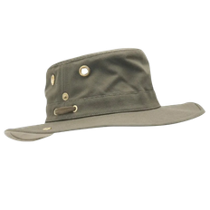 Tilley Snap-up Brim Unisex Hat - Olive / 7 3/4