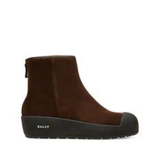 Bally - Guard snökängor - herr - kalvskinn/kalvmocka/gummi/kalvskinn - 39 - Brun