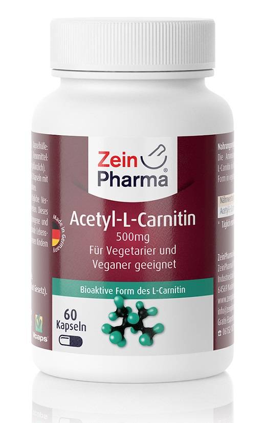 Acetyl-L-Carnitine, 500mg - 60 caps