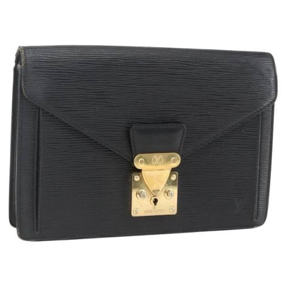 Louis Vuitton Vintage Pre-owned Vintage Clutch - Vintage - Dame - Sort - ONE SIZE - Læder