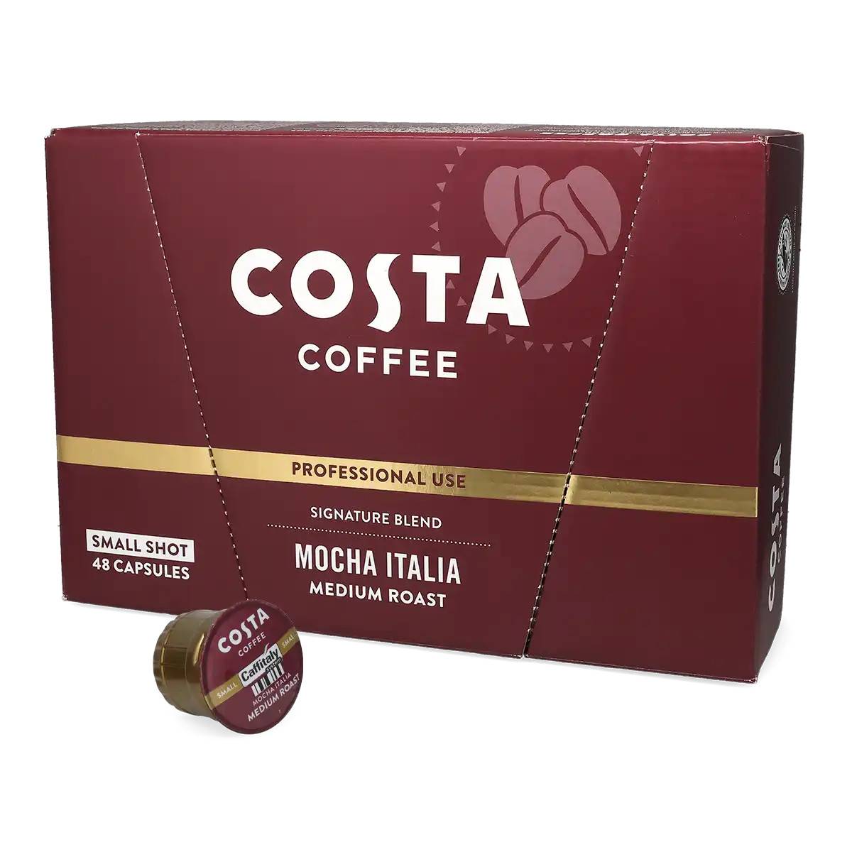Costa | Mocha Italia Mellemristet (Lille kop) - 48 kapsler til Costa Podio