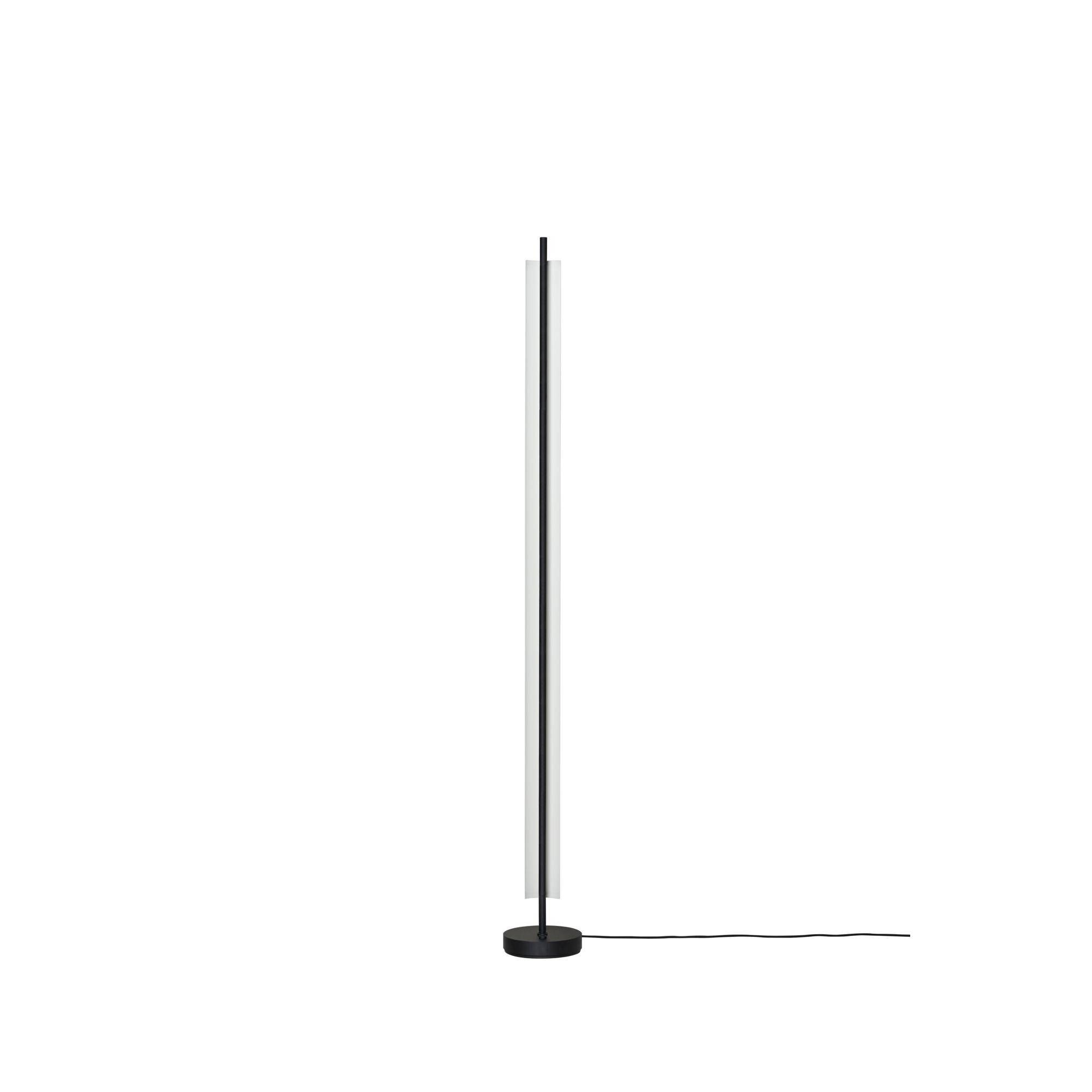 Lámina 165 Gulvlampe Hvid/Sort.