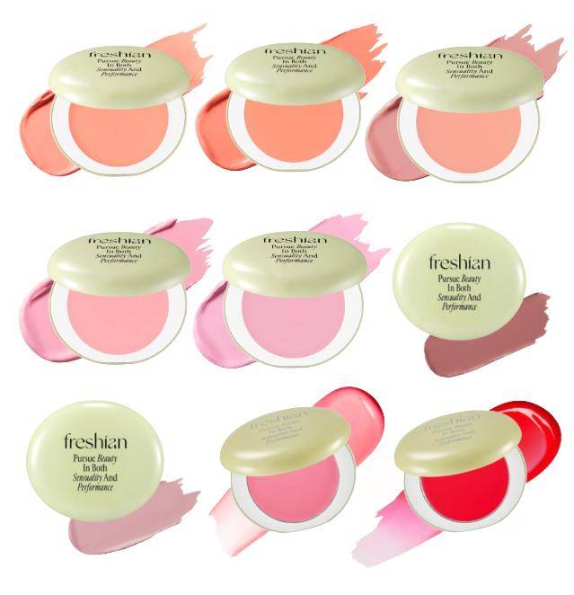 Freshian Äggliknande Krämrouge (9 Alternativ) #09 Lychee