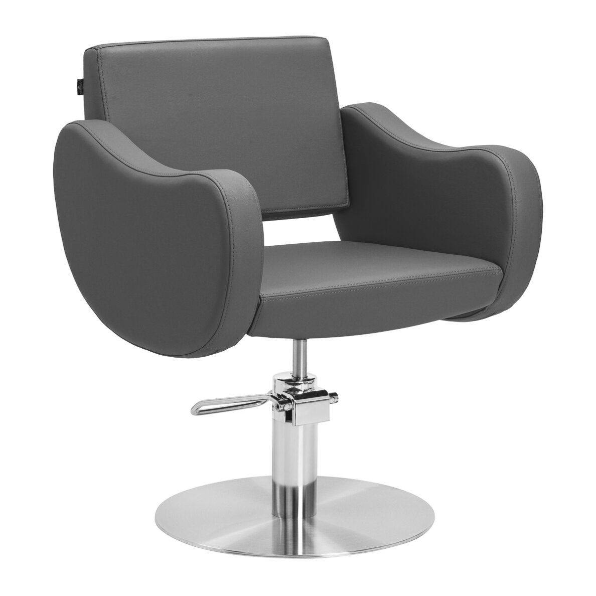 Gabbiano Hairdressing Chair Sewilla Gray Inox Base
