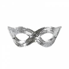 Ögonmask Paljetter Silver