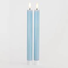 Sirius Sille Kronelys 2-pak, Ø2 x 25 cm Blue Sky