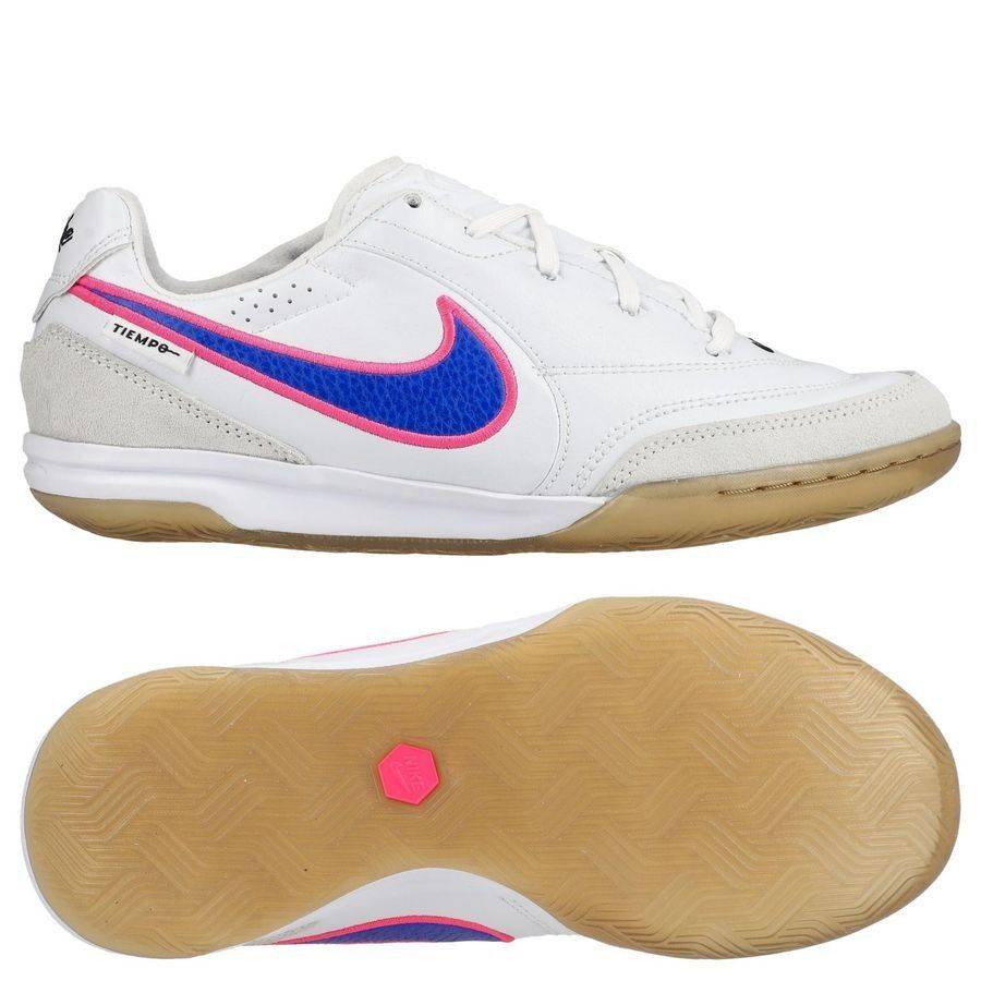 Nike Tiempo Streetgato IC Attack - Vit/Blå/Pink Blast Barn - Inomhus (IC) - ['Vit'] (33)