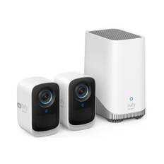Anker Innovations Eufy eufyCam S330 (eufyCam 3C) - 2 Camera Kit - Netzwerk-Überwachungskamera - Außenbereich, Innenbereich - staubgeschützt/wetterfest - Farbe (Tag&Nacht)