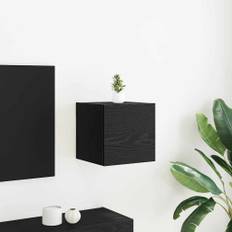 vidaXL TV-skab Sort 30,5 x 30 x 30 cm Konstrueret træ