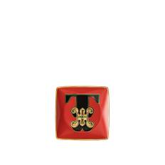 Versace - Versace Alphabet Plate T - 12 cm - Serveringsfade - Flerfarvet