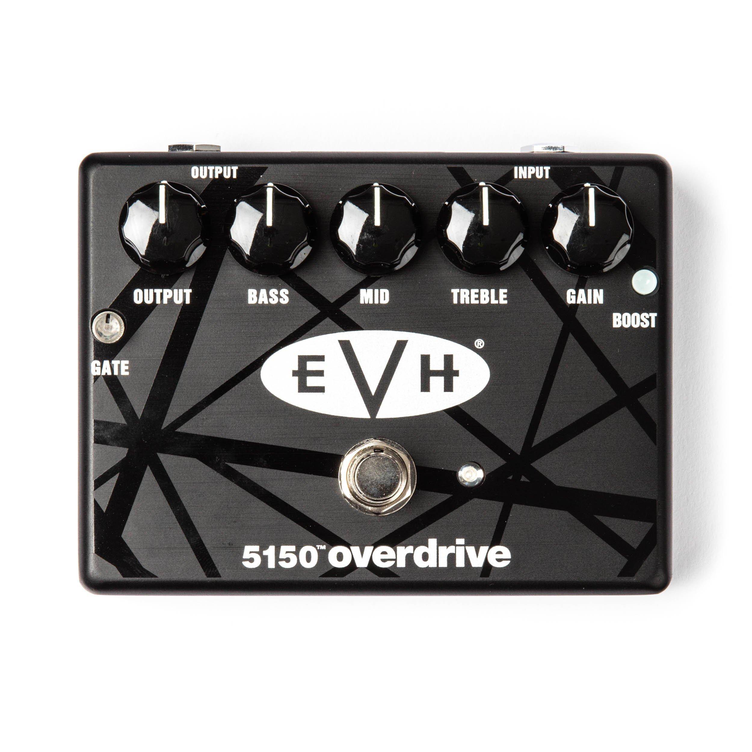 MXR Overdrive Pedal EVH5150 Black M5150 svart