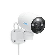 Reolink 4K PoE Überwachungskamera Außen mit 180° Pan, Spotlight, Farbnachtsicht, Auto-Tracking, Smarte Personen-/Fahrzeug-/Haustiererkennung, PoE Outdoor IP Kamera mit Zwei-Wege-Gespräch, RLC-81PA
