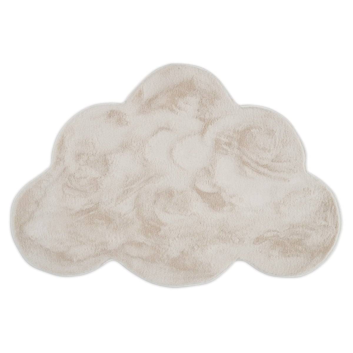 Rabbit Cloud Ljusbeige 80x120 cm Barnmatta Mjuk Päls-look