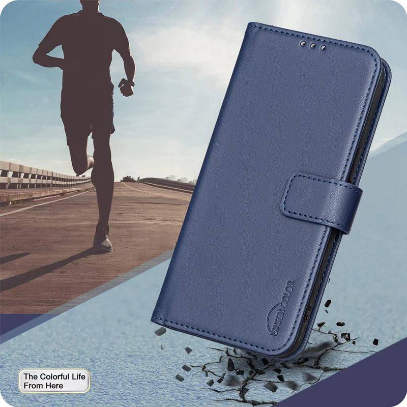 För OPPO A5 Pro 5G Fodral A5Pro 5G CPH2695 Etui Enfärgat Läder Plånbok Telefonskydd För Oppo A 5 Pro 5G Magnetiskt Fodral Fundas