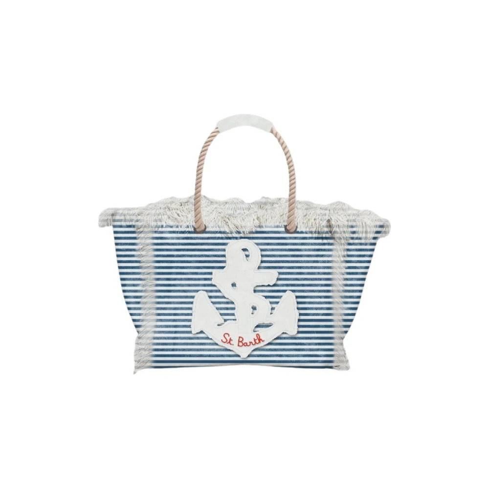 Saint Barth Beach Bag - Tasker - Dame - Flerfarvet - ONE SIZE - Bomuld