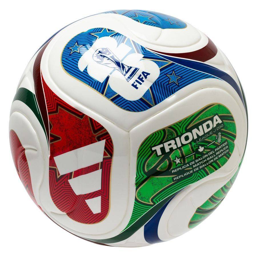 adidas Fodbold Trionda League J290 VM 2026 - Hvid/Blå/Rød