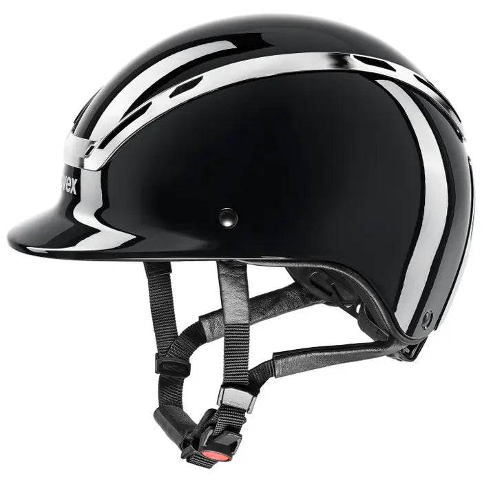 Uvex Exxeed Shiny Chrome ridehjelm - S-M / Mocca Glossy