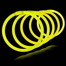 Gula glowsticks 100x - Självlysande armband